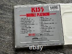 KISS CD DOUBLE PLATINUM Longbox Sealed USA Aucoin Vintage Kiss Greatest Hits