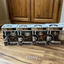 KISS Collectibles 2011 Funko Pop Rocks Series 1 Vinyl Figures Set of 4 HTF