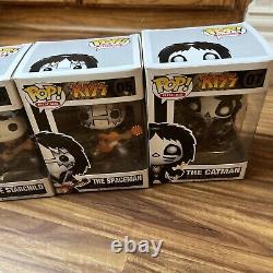 KISS Collectibles 2011 Funko Pop Rocks Series 1 Vinyl Figures Set of 4 HTF