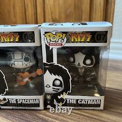 KISS Collectibles 2011 Funko Pop Rocks Series 1 Vinyl Figures Set of 4 HTF