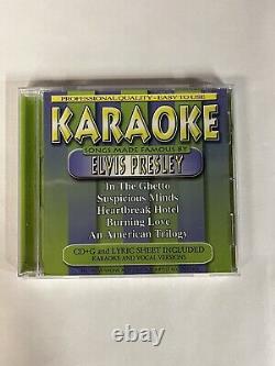 Karaoke Songs Made Famous By Elvis Presley Audio CD VERY GOOD