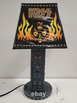 Kiss Band Rock Collectible Table Lamp Spencers Signatures Network 2007 Free Ship