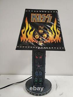 Kiss Band Rock Collectible Table Lamp Spencers Signatures Network 2007 Free Ship