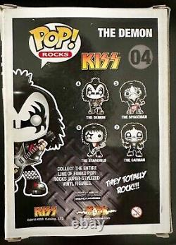 Kiss Funko Pop Rocks! The Demon GENE SIMMONS Vinyl Figurine Number 04 Original