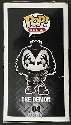 Kiss Funko Pop Rocks! The Demon GENE SIMMONS Vinyl Figurine Number 04 Original