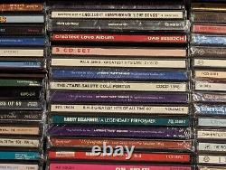 LOT OF 100 CDS Oldies CD Collection MANY SEALED Elvis/Beach Boys/Platters+