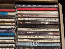 LOT OF 100 CDS Oldies CD Collection MANY SEALED Elvis/Beach Boys/Platters+