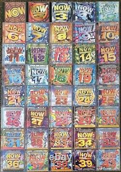 LOT OF 40 NOW That's What I Call Music Lot CDs 90s Y2K Vintage Rare VG++ OOP