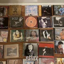 Lot Of 45 CD Collection Country Rock Pop & More Some Cd's Some Signed By Artist