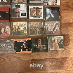 Lot Of 45 CD Collection Country Rock Pop & More Some Cd's Some Signed By Artist