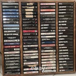 Lot Of 96 Cassette Tape Collection Classic Rock Synth Pop Soul RnB Motown