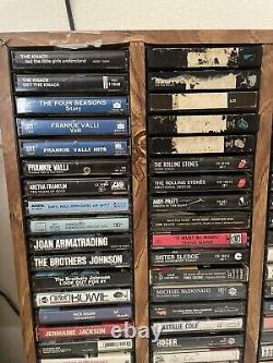 Lot Of 96 Cassette Tape Collection Classic Rock Synth Pop Soul RnB Motown