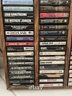 Lot Of 96 Cassette Tape Collection Classic Rock Synth Pop Soul RnB Motown