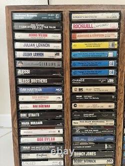 Lot Of 96 Cassette Tape Collection Classic Rock Synth Pop Soul RnB Pop Motown