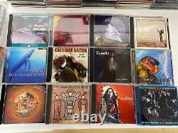 Lot of 110 + Native American First Nations Music CD Collection Rare Tribal Dance