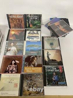 Lot of 110 + Native American First Nations Music CD Collection Rare Tribal Dance