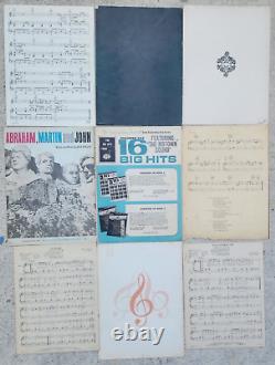 Lot of 24 60's & 70's Rock Songbooks/sheets Led Zeppelin Bob Dylan John Lennon