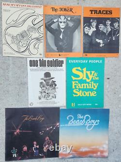 Lot of 24 60's & 70's Rock Songbooks/sheets Led Zeppelin Bob Dylan John Lennon