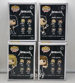 METALLICA Funko Pop! Rocks #57 #58 #59 #60 Kirk Hammett, Lars, Robert, James