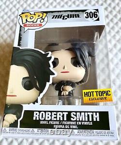 New Funko Pop Rocks The Cure Robert Smith #306 Hot Topic Exclusive Set of 2