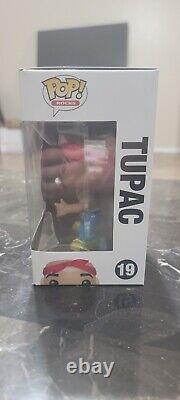 Original 2011 Tupac Shakur 19 vaulted Funko Pop Rocks figure with Eyebrows