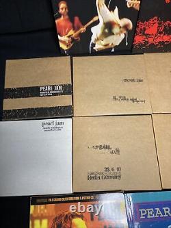 Pearl Jam Lot Tour CDs Concert DVDs Book Bootleg Great collection Rock