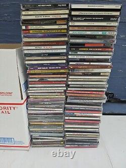 Personal Collection Lot Of 90 Rock + more Cds? Estate Sale Find See Pics T1#314