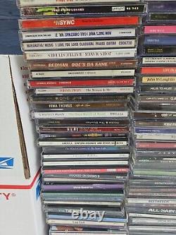 Personal Collection Lot Of 90 Rock + more Cds? Estate Sale Find See Pics T1#317