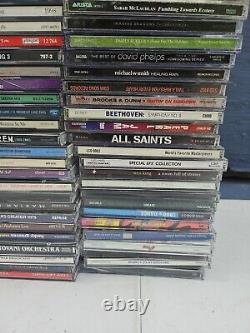 Personal Collection Lot Of 90 Rock + more Cds? Estate Sale Find See Pics T1#317