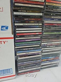 Personal Collection Lot Of 90 Rock + more Cds? Estate Sale Find See Pics T1#317