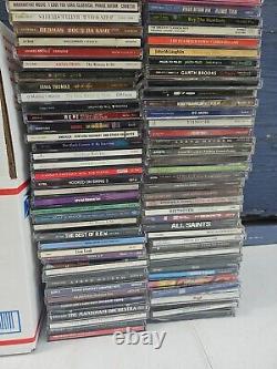 Personal Collection Lot Of 90 Rock + more Cds? Estate Sale Find See Pics T1#317