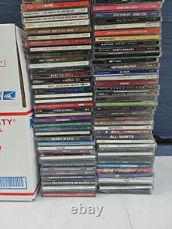 Personal Collection Lot Of 90 Rock + more Cds? Estate Sale Find See Pics T1#317