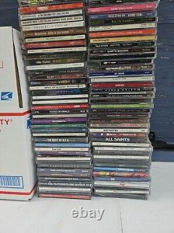 Personal Collection Lot Of 90 Rock + more Cds? Estate Sale Find See Pics T1#317