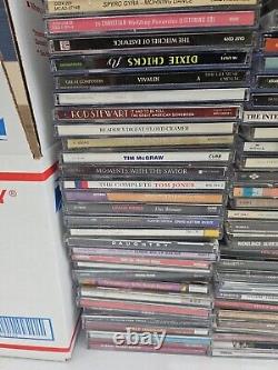 Personal Collection Lot Of 90 Rock + more Cds? Estate Sale Find See Pics T1#319