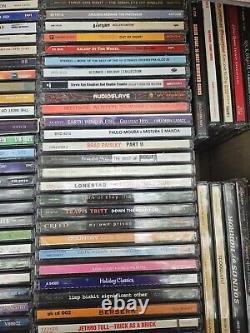 Personal Collection Lot Of 90 Rock + more Cds? Estate Sale Find See Pics T1#324