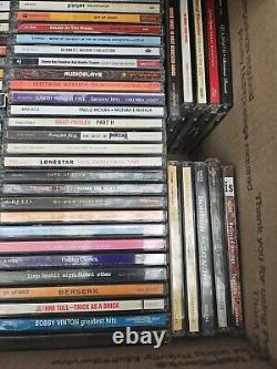 Personal Collection Lot Of 90 Rock + more Cds? Estate Sale Find See Pics T1#324