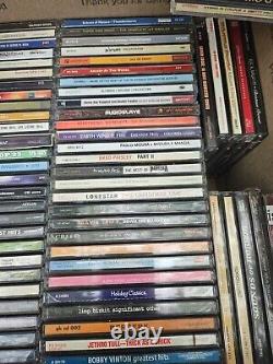 Personal Collection Lot Of 90 Rock + more Cds? Estate Sale Find See Pics T1#324