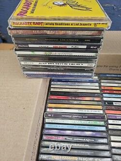 Personal Collection Lot Of 90 Rock + more Cds? Estate Sale Find See Pics T1#324