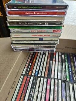 Personal Collection Lot Of 90 Rock + more Cds Estate Sale Find See Pics T1#327