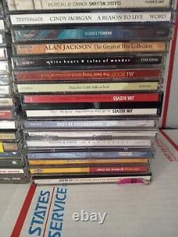 Personal Collection Lot Of 90 Rock + more Cds Estate Sale Find See Pics Trl3#41