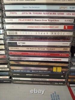 Personal Collection Lot Of 90 Rock + more Cds Estate Sale Find See Pics Trl3#41