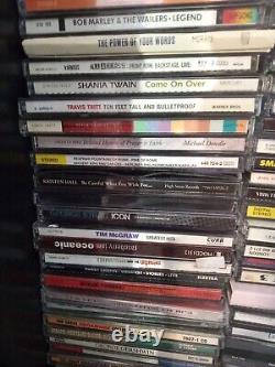 Personal Collection Lot Of 90 Rock + more Cds Estate Sale Find See Pics Trl3#44