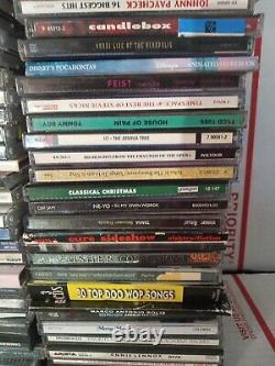 Personal Collection Lot Of 90 Rock + more Cds Estate Sale Find See Pics Trl3#44