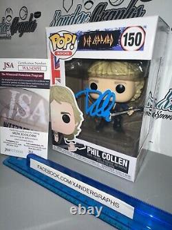 Phil Collen Def Leppard 150 #150 Signed Autographed Music Rock Funko Pop-jsa Coa