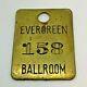 Rare Vintage Brass Evergreen Ballroom 158 Lacey Olympia Wa Rock & Roll Nw Music