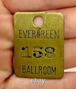 RARE Vintage Brass Evergreen Ballroom 158 Lacey Olympia WA Rock & Roll NW Music