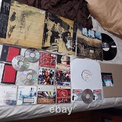 Radiohead Collection Vinyl CDs Sticker Lot 2 Records Thom Yorke L@@K Live Rare