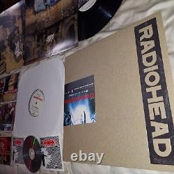 Radiohead Collection Vinyl CDs Sticker Lot 2 Records Thom Yorke L@@K Live Rare