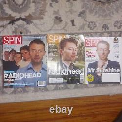 Radiohead Collection Vinyl CDs Sticker Lot 2 Records Thom Yorke L@@K Live Rare