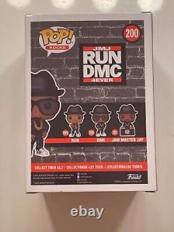 Rev Run & DMC Signed Funko Pop! Figures Set Run-DMC Hip-Hop Legends JSA COA